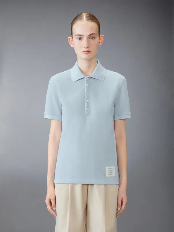 [早春新品]女士经典珠地布四条纹 POLO 衫