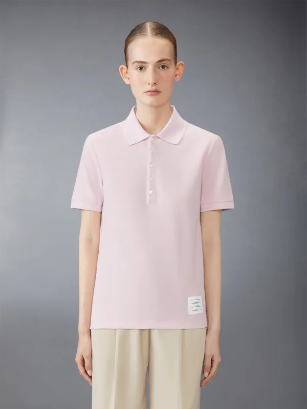 [早春新品]女士经典珠地布四条纹 POLO 衫